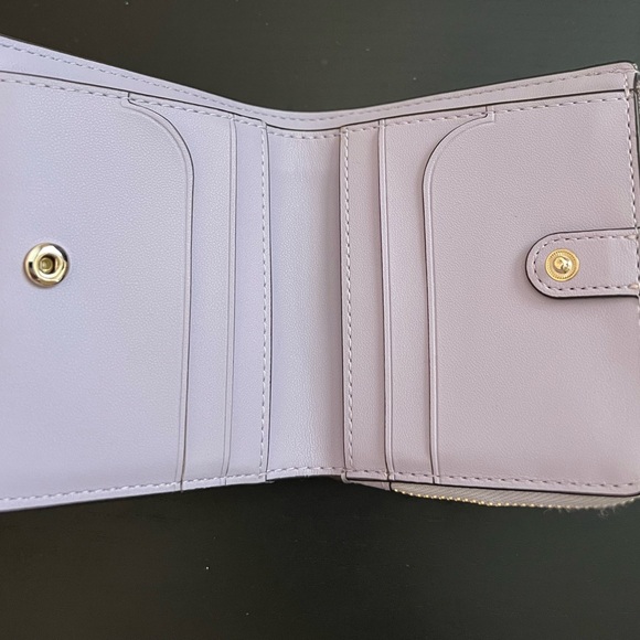 Kate Spade Small zip bifold wallet Cameron lilac - Picture 2 of 6